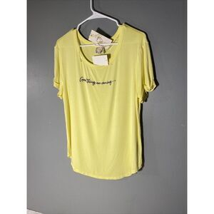 Tru‎ Self Women's Top Size XL NWT Good Things Are Coming